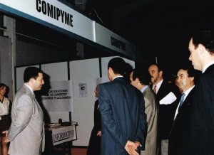 Primer foro Torrepacheco - Visita autoridades stand Comipyme
