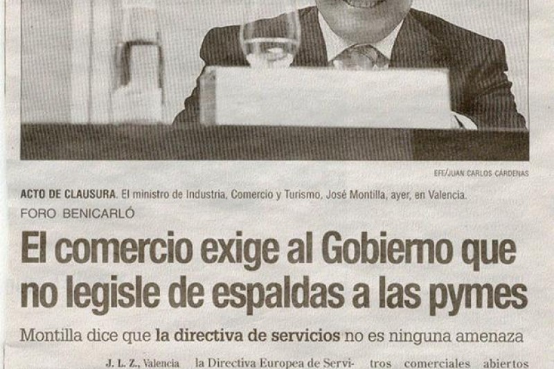 Comercio exige al Gobierno que no legisle de espaldas a las pymes